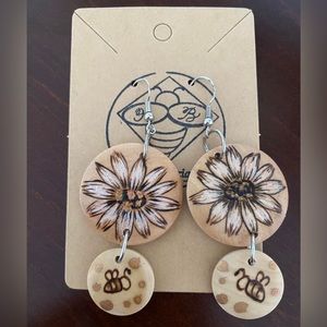 Hand painted earrings